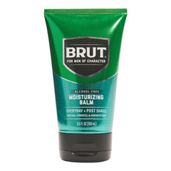 Brut baume hydratant visage après rasage, apaisement rapide et léger.