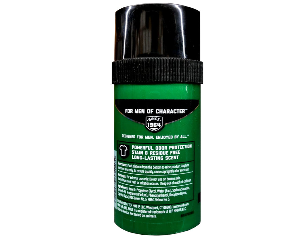 Original BRUT scent delivers a timeless fragrance for daily wear.