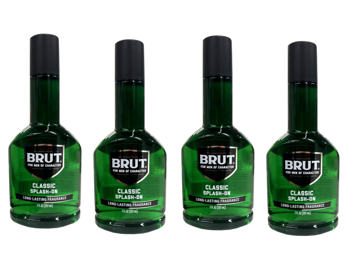 Brut lotion bouteille: parfum frais pour usage quotidien.