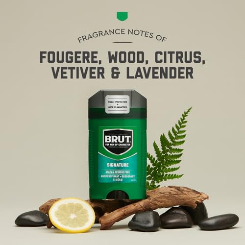 BRUT Signature Scent application facile avec bâton glissant