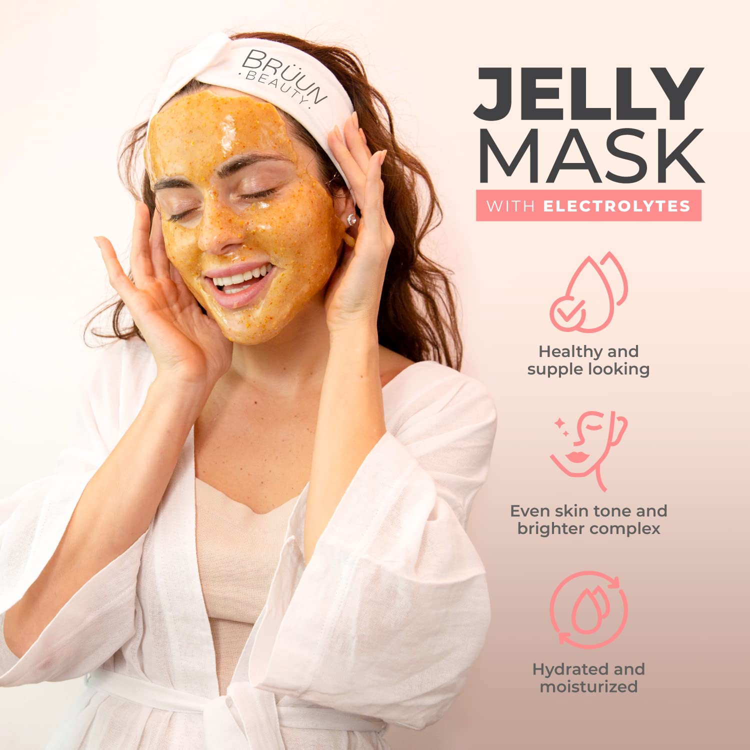 BRÜUN Masque Gelée Corps: soin polyvalent pour jambes et zones diverses.