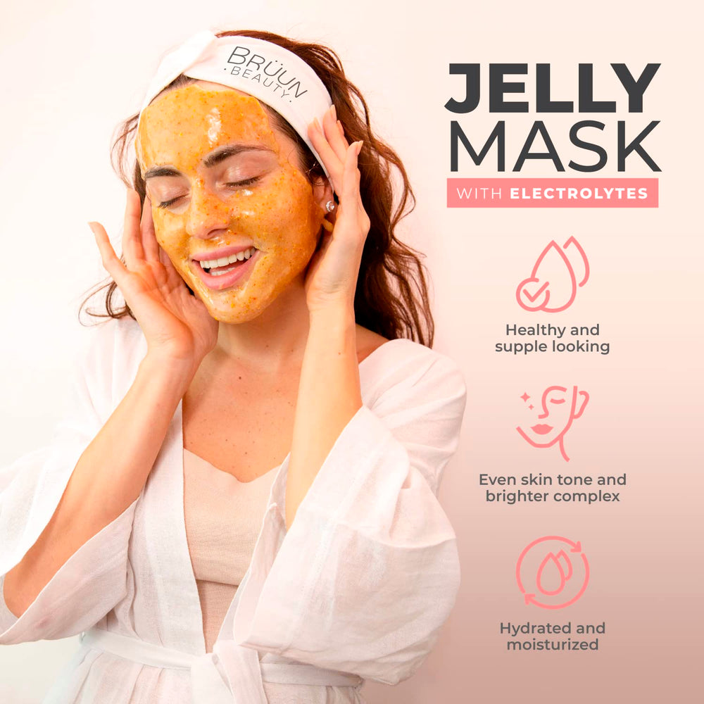 BRÜUN Masque Gelée Corps: soin polyvalent pour jambes et zones diverses.