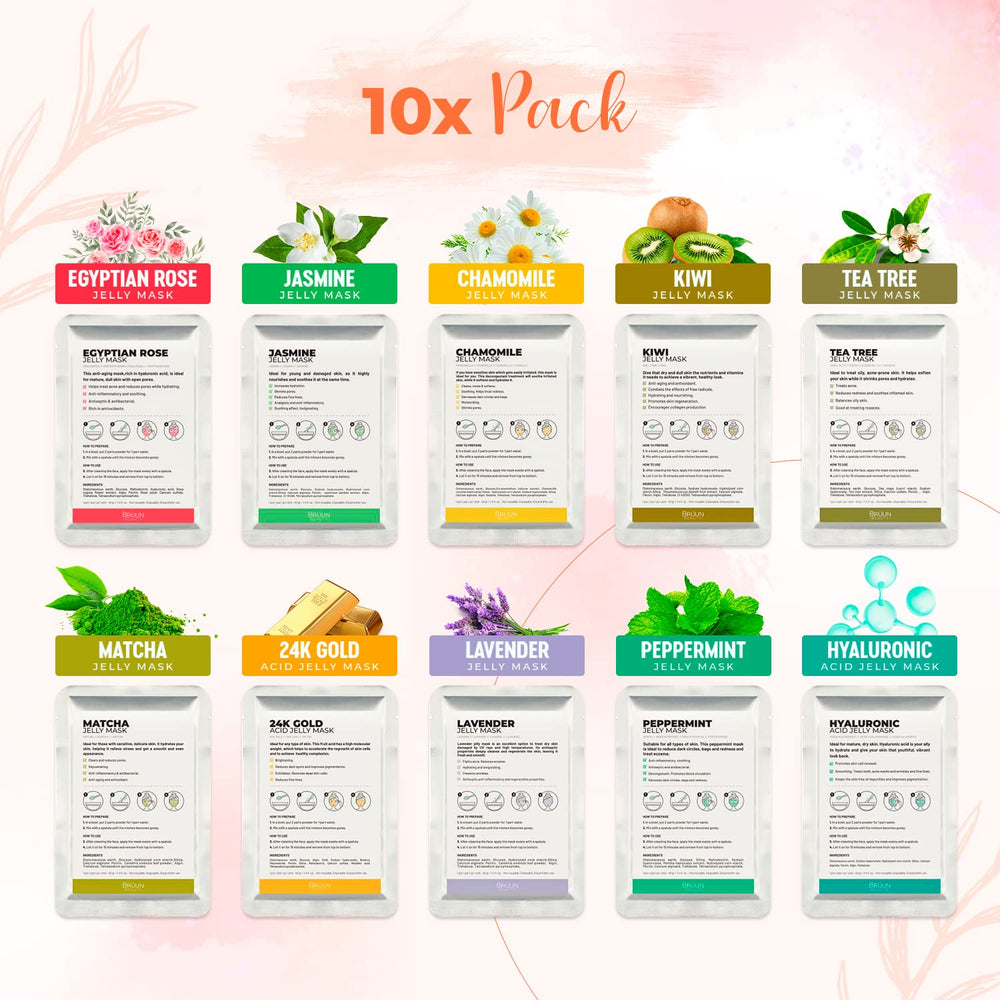 BRÜUN Masque Gelée Infusion Dermale: barrière occlusive pour nourrir la peau.