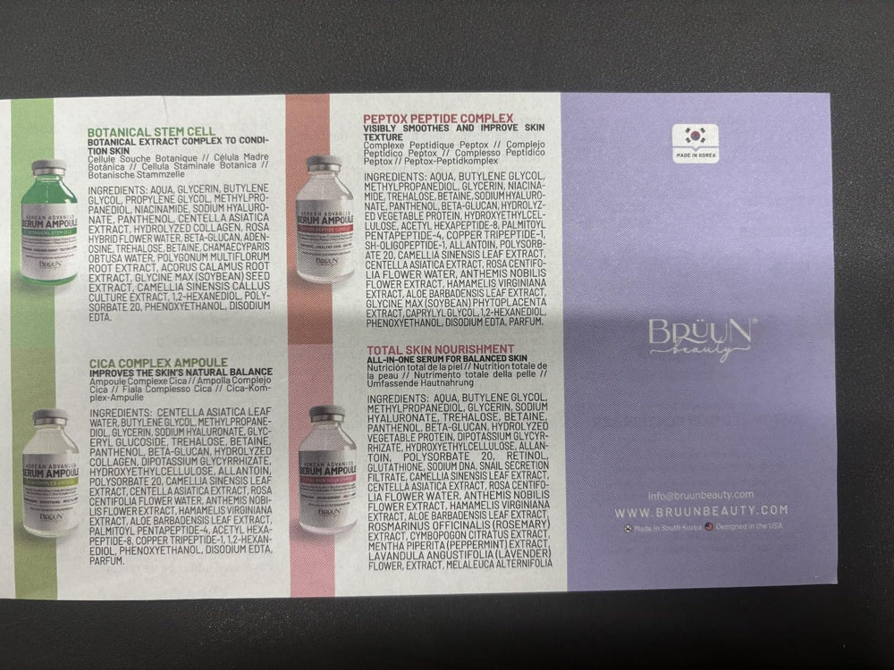 BRÜUN SC apparence peau, peau visiblement plus fraîche et lisse.