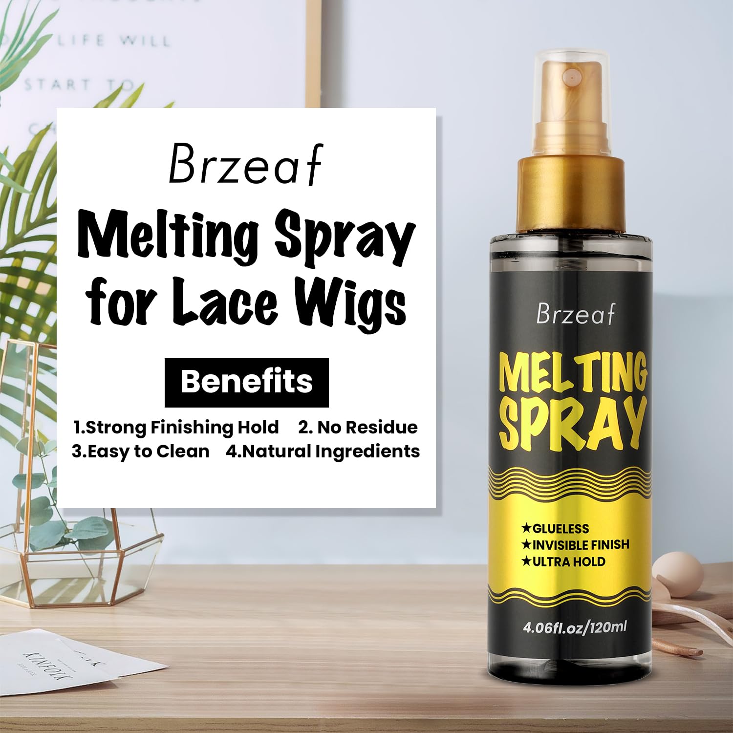 Brzeaf Demontage-a-eau – retire facilement sans residu.