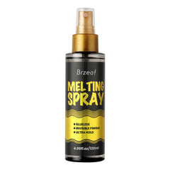 Brzeaf Lace Melting Spray – bouteille de 120 ml prête pour des perruques invisibles.