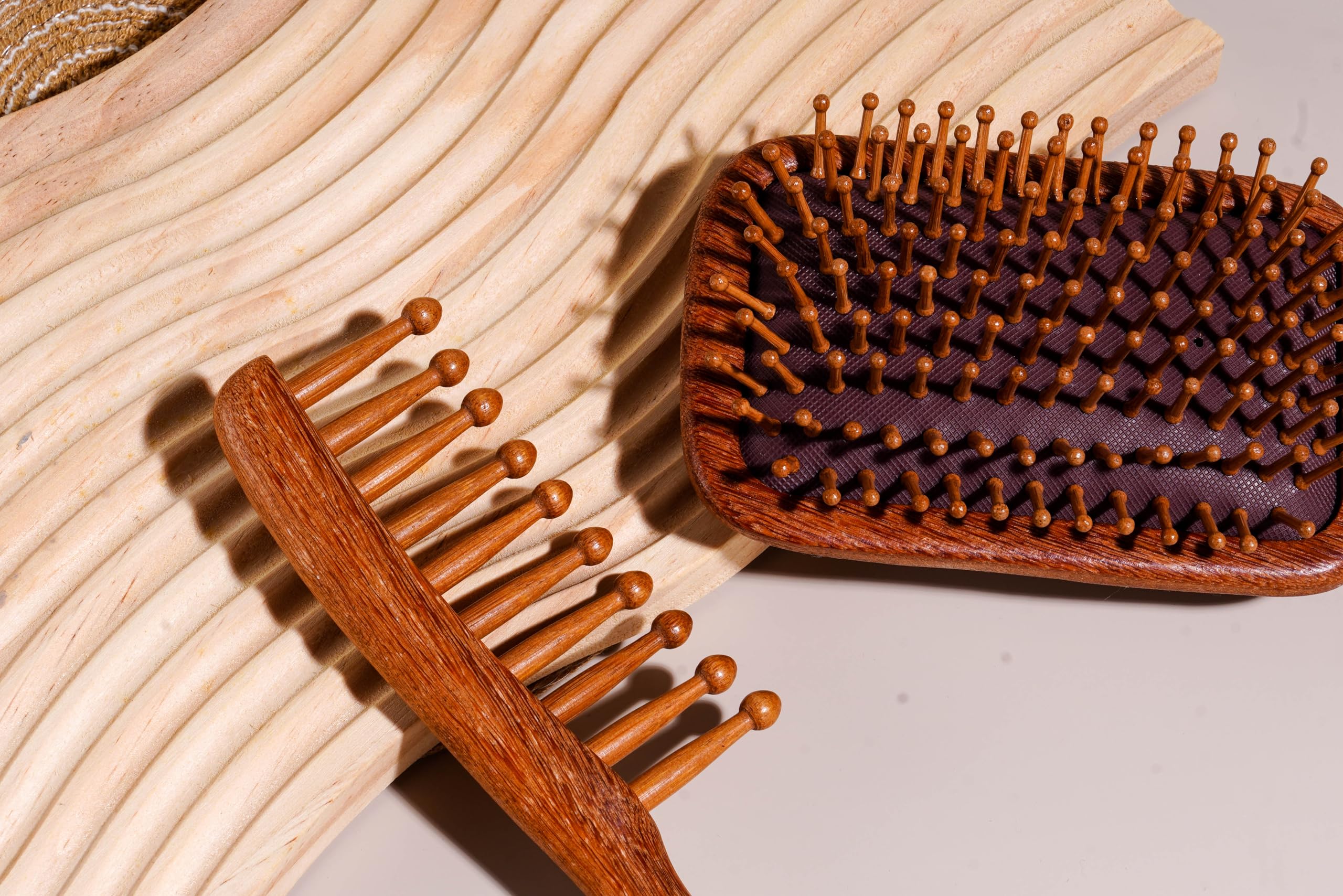 BS-MALL accessoires coiffure bois santal pour usage quotidien