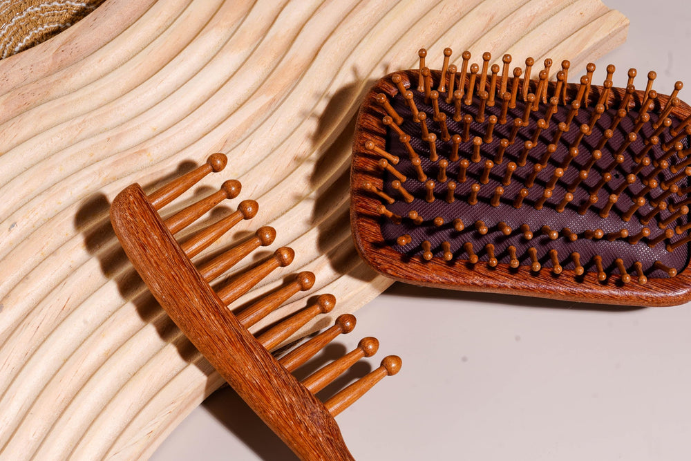 BS-MALL accessoires coiffure bois santal pour usage quotidien