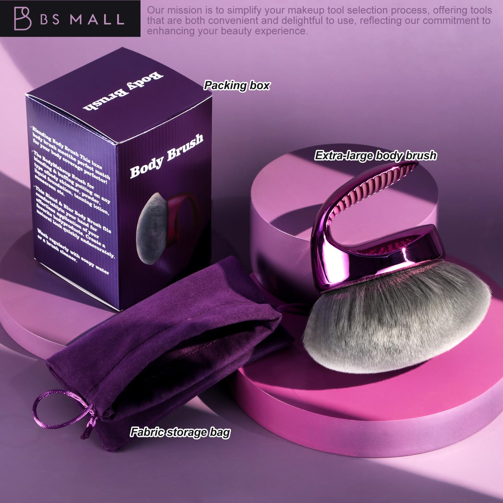 BS-MALL brosse application uniforme assure une couvrance homogène lors des retouches