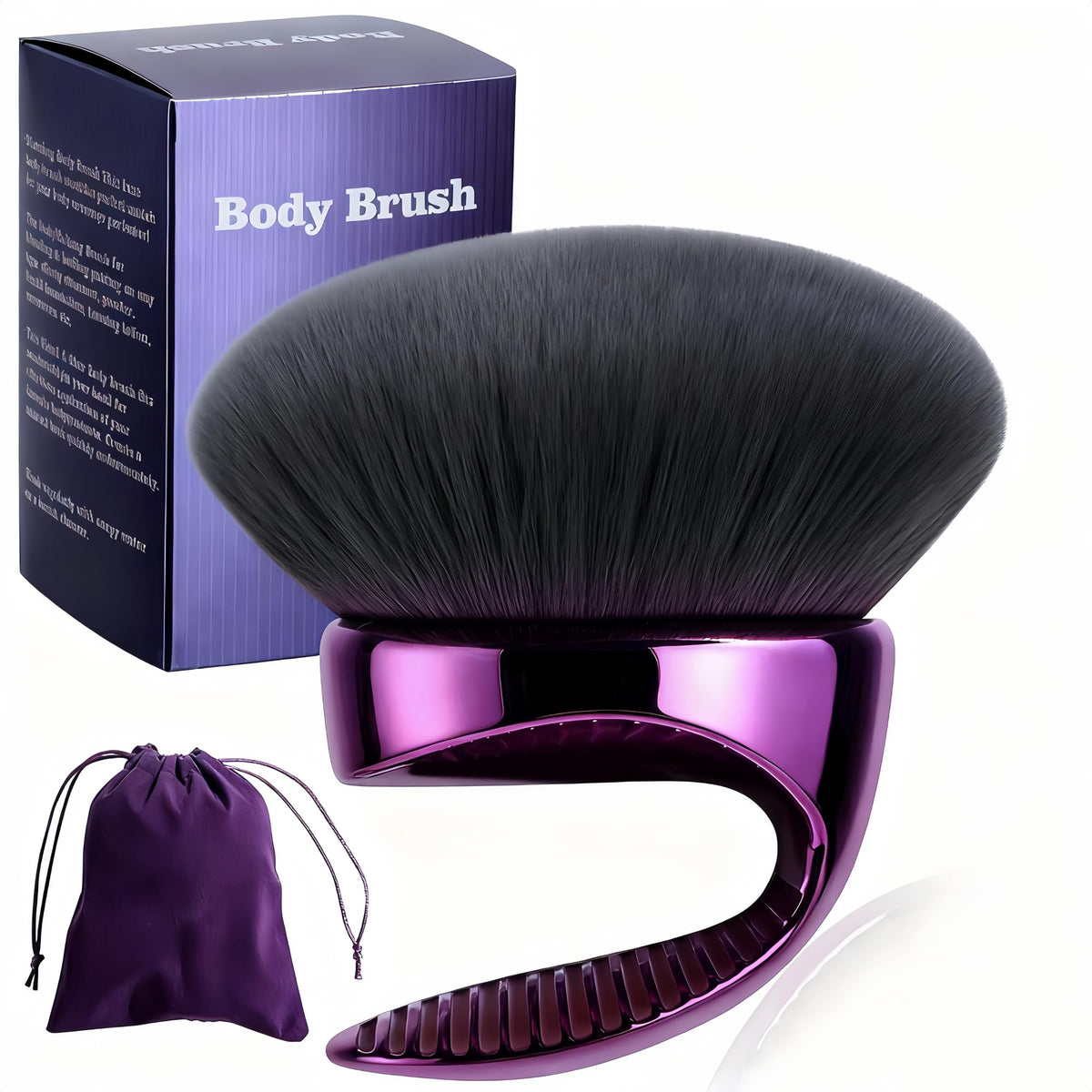 BS-MALL brosse corps extra-large pour une application uniforme du maquillage sur le corps