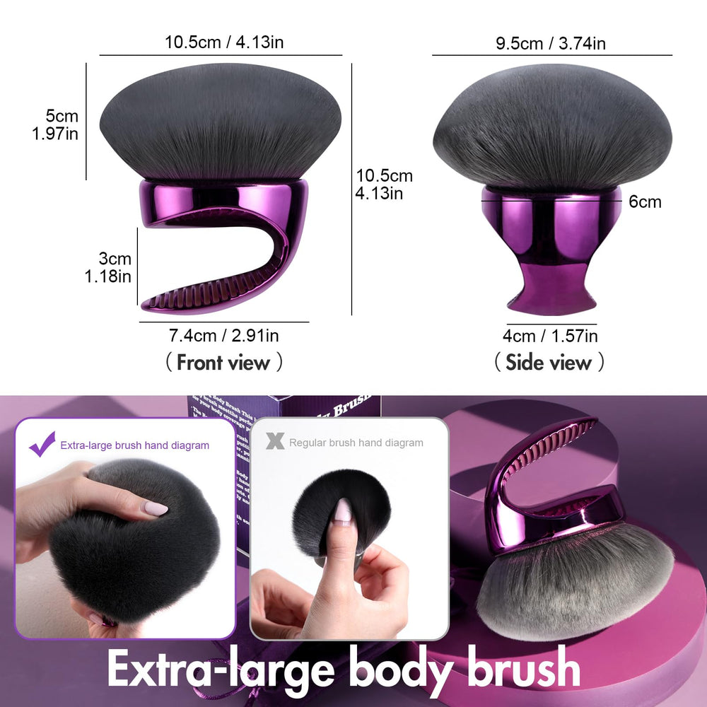 BS-MALL brosse format voyage facile à transporter pour retouches rapides