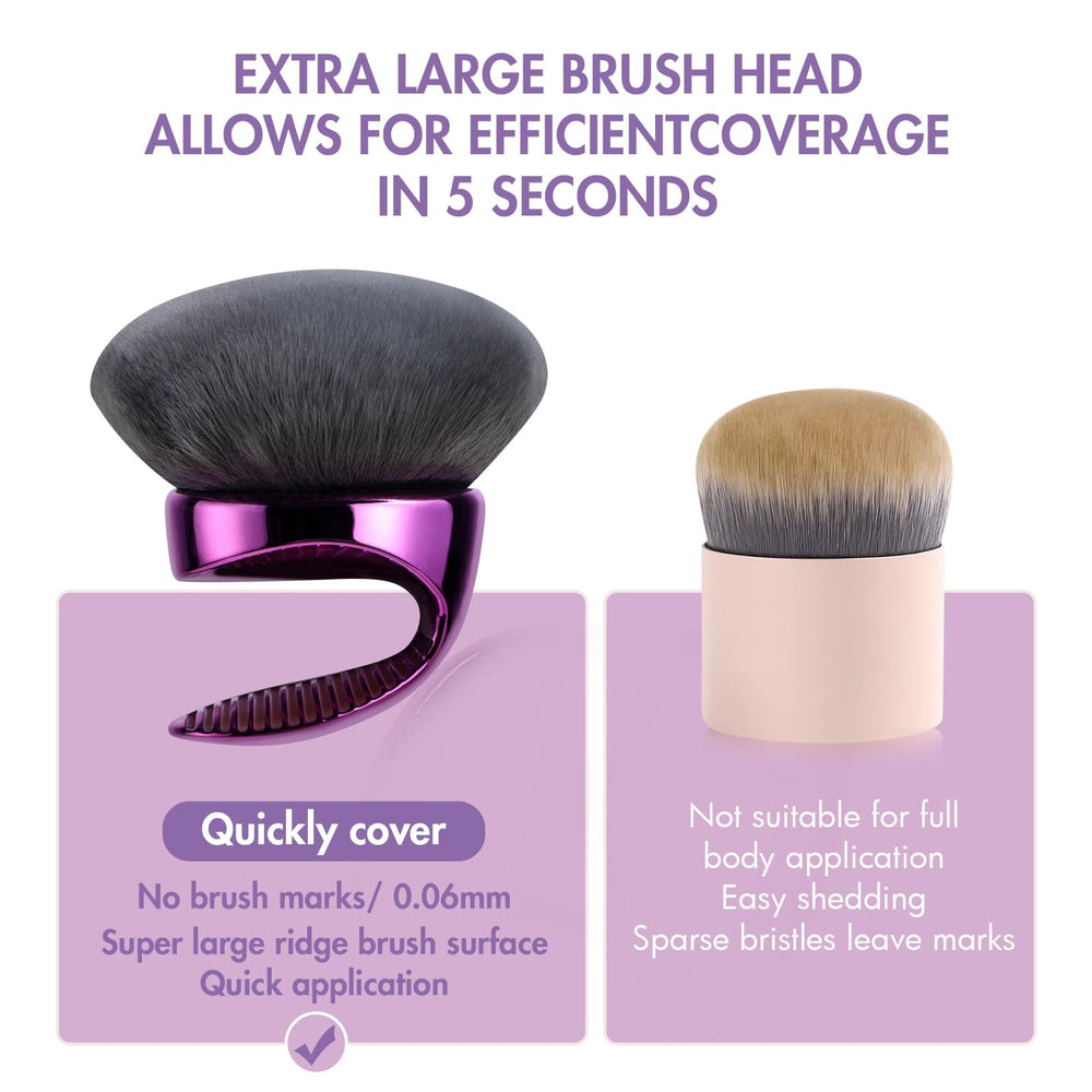 BS-MALL brosse poudre libre pour fixer le teint en douceur