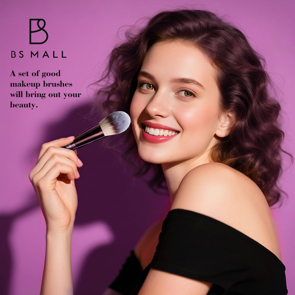 BS-MALL étui de voyage inclus, rangement compact et pratique pour vos pinceaux de maquillage.
