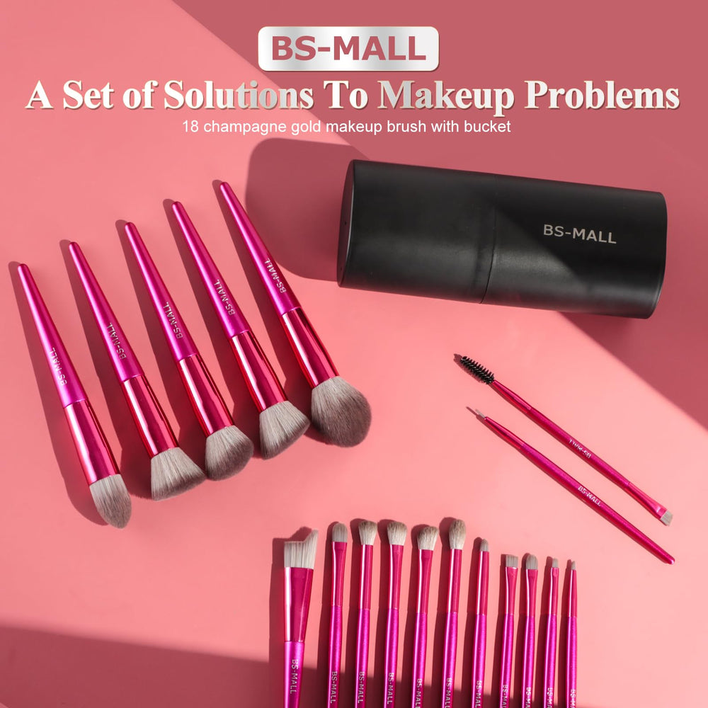 BS-MALL étui noir pour pinceaux, rangement sûr pour voyages.
