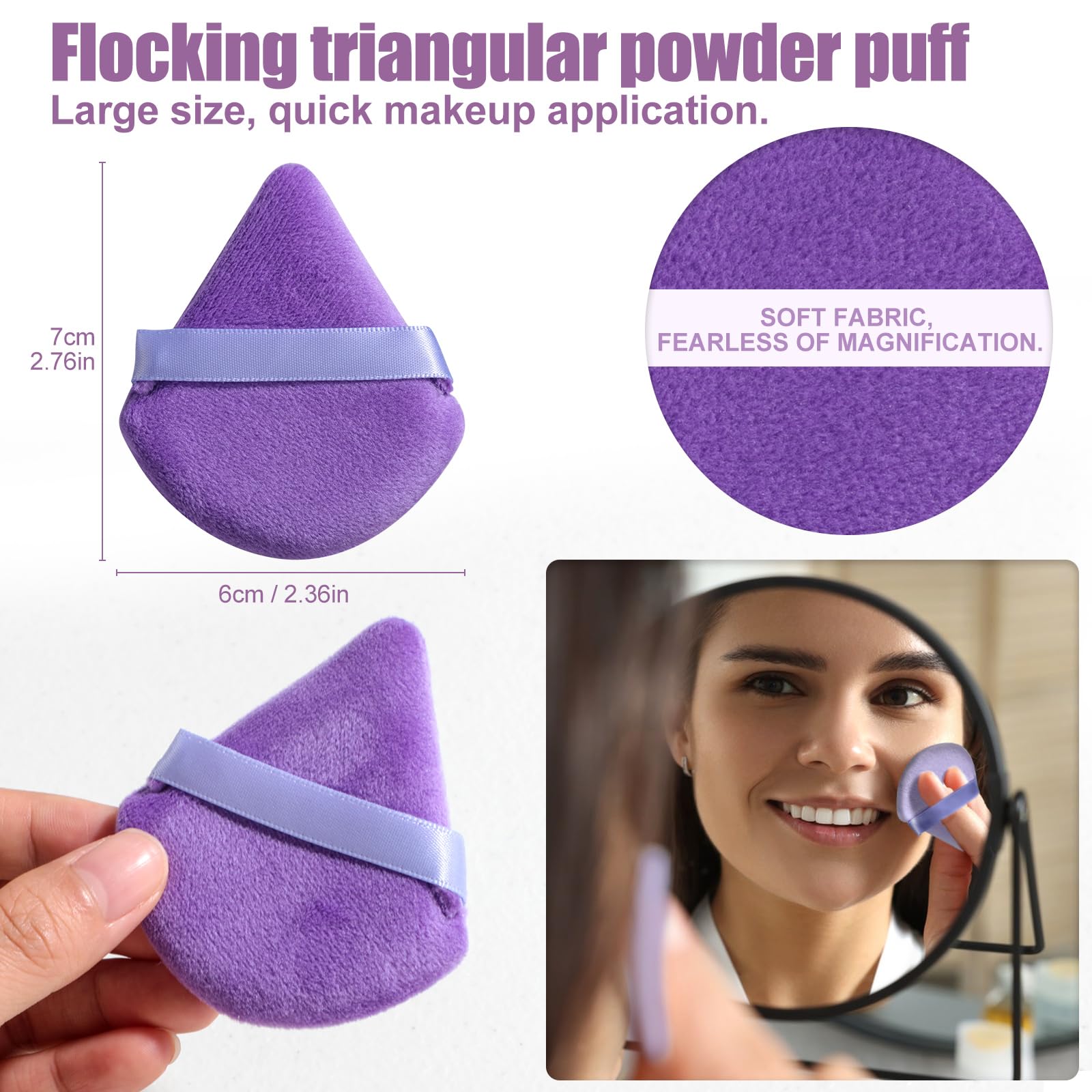 Étui pinceaux BS-MALL violet, rangement sûr lors des déplacements.