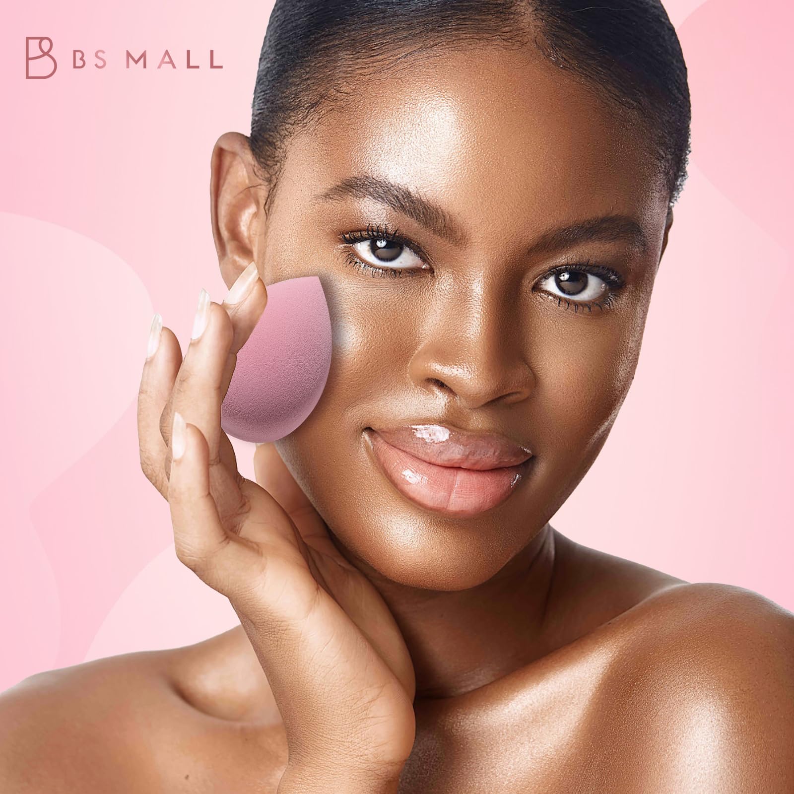 BS-MALL mini-eponges pour retouches rapides autour des yeux.