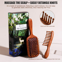 BS-MALL peigne airbag massage cuir chevelu pour détente