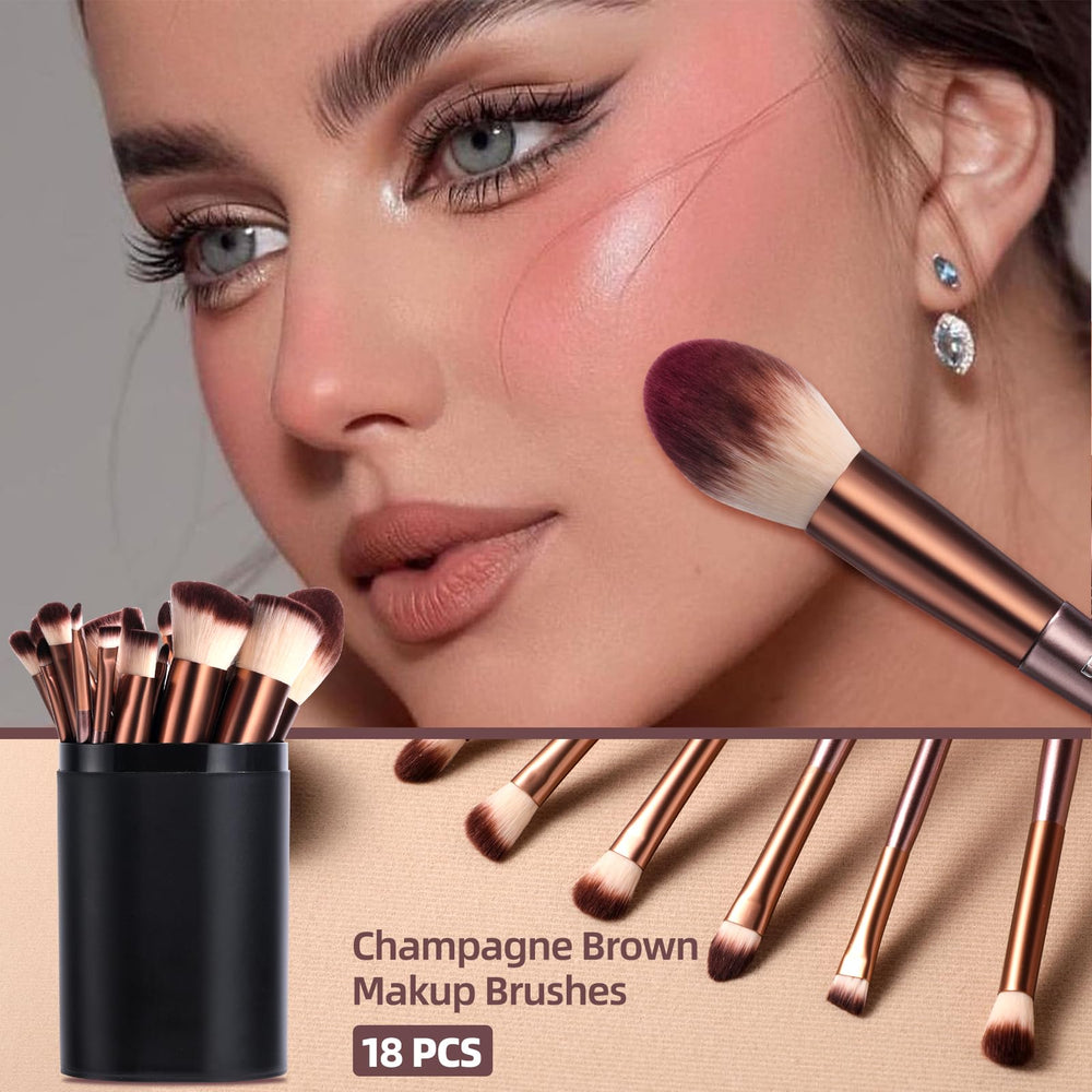BS-MALL pinceau blush, application naturelle sur les joues.
