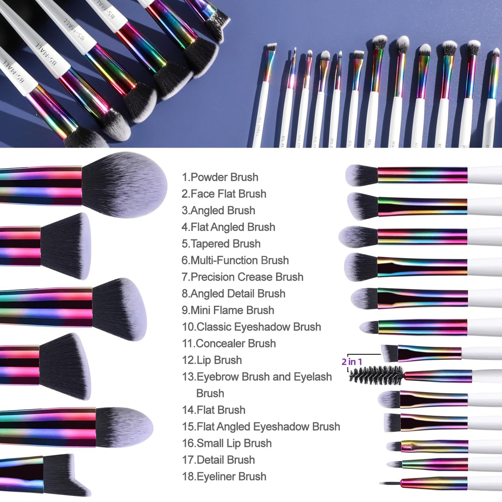 BS-MALL pinceau blush pour joues, couleur naturelle et mélange facile.