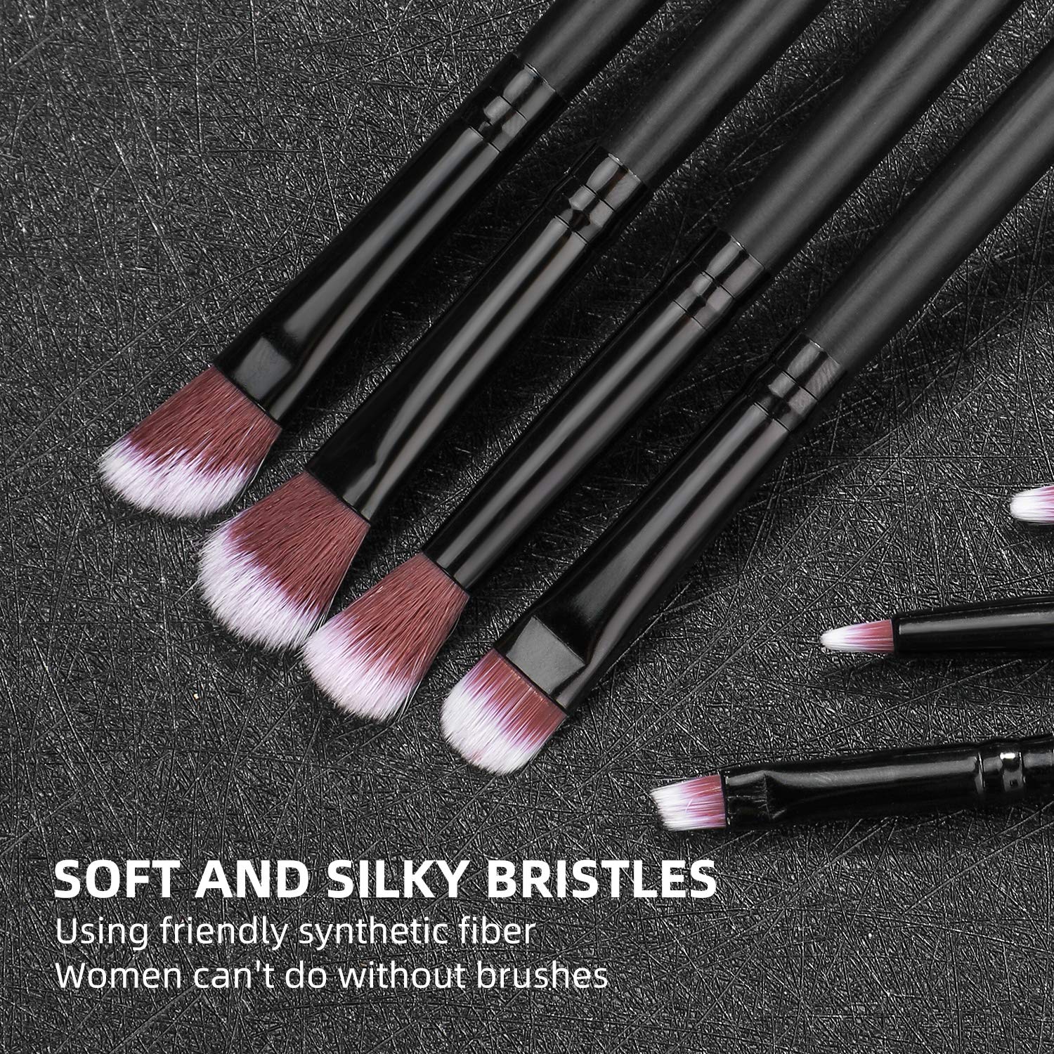 Poils synthétiques vegan BS-MALL pour peau sensible