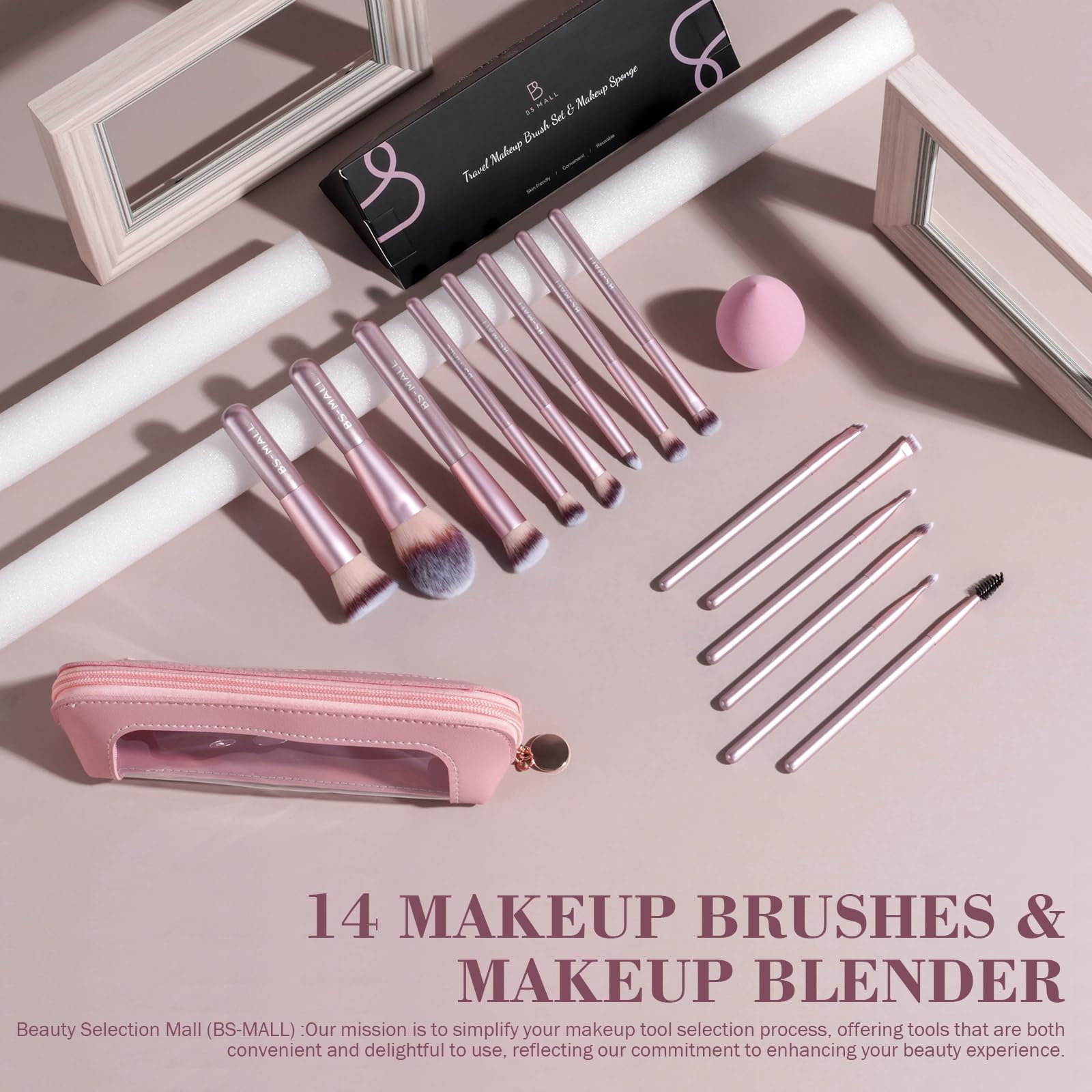 BS-MALL trousse-maquillage-voyage pour rester organisé en déplacement.