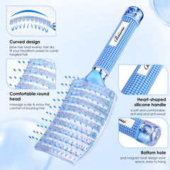 Bsisme brosse brushing rapide: sèche rapidement et lisse en un seul geste.