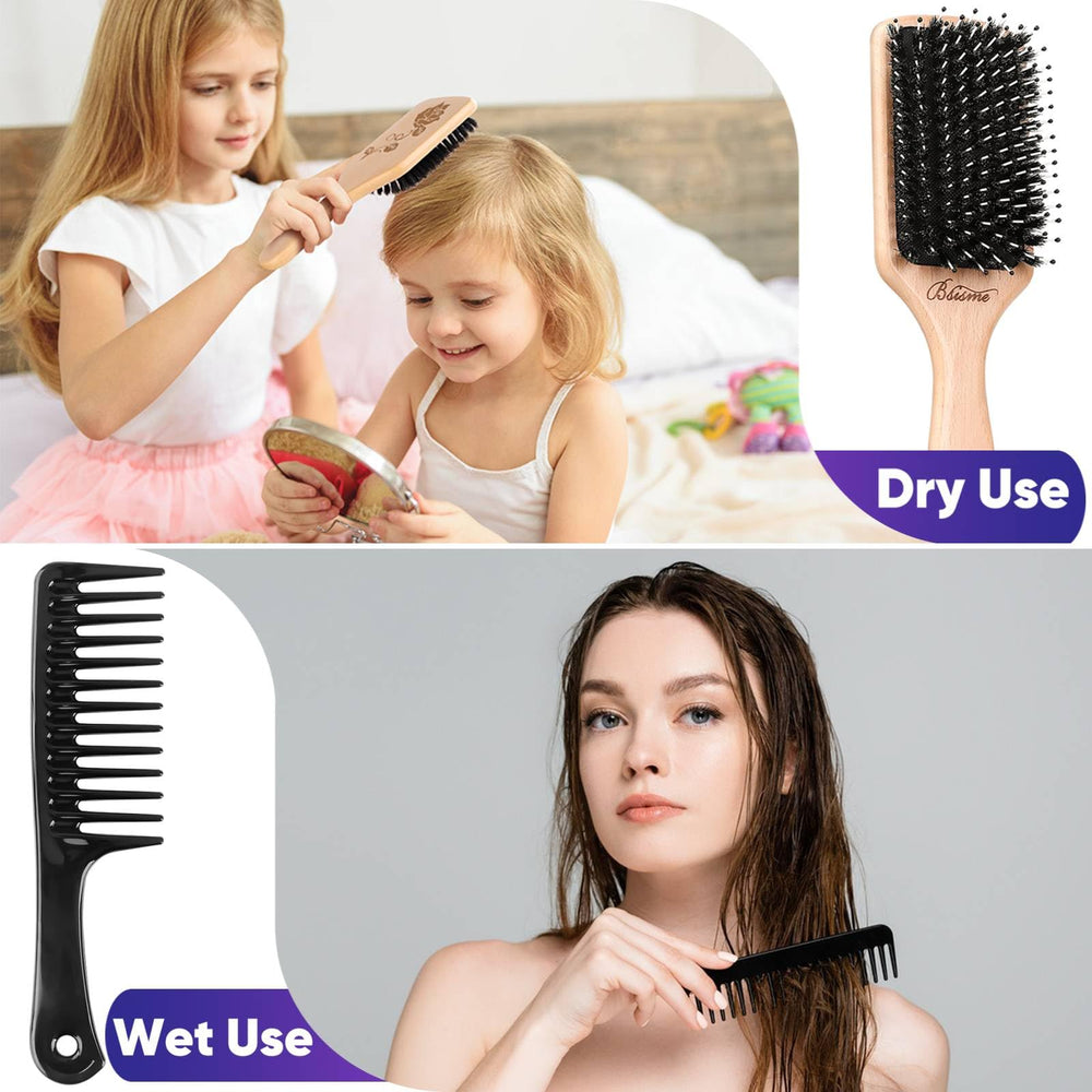 Bsisme brosse massage cuir chevelu, sensation de bien-être lors du brossage.