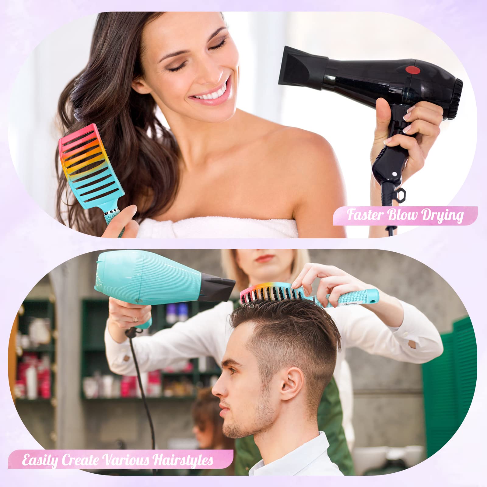 Bsisme brosse trou daccroche et magnet pour rangement pratique.