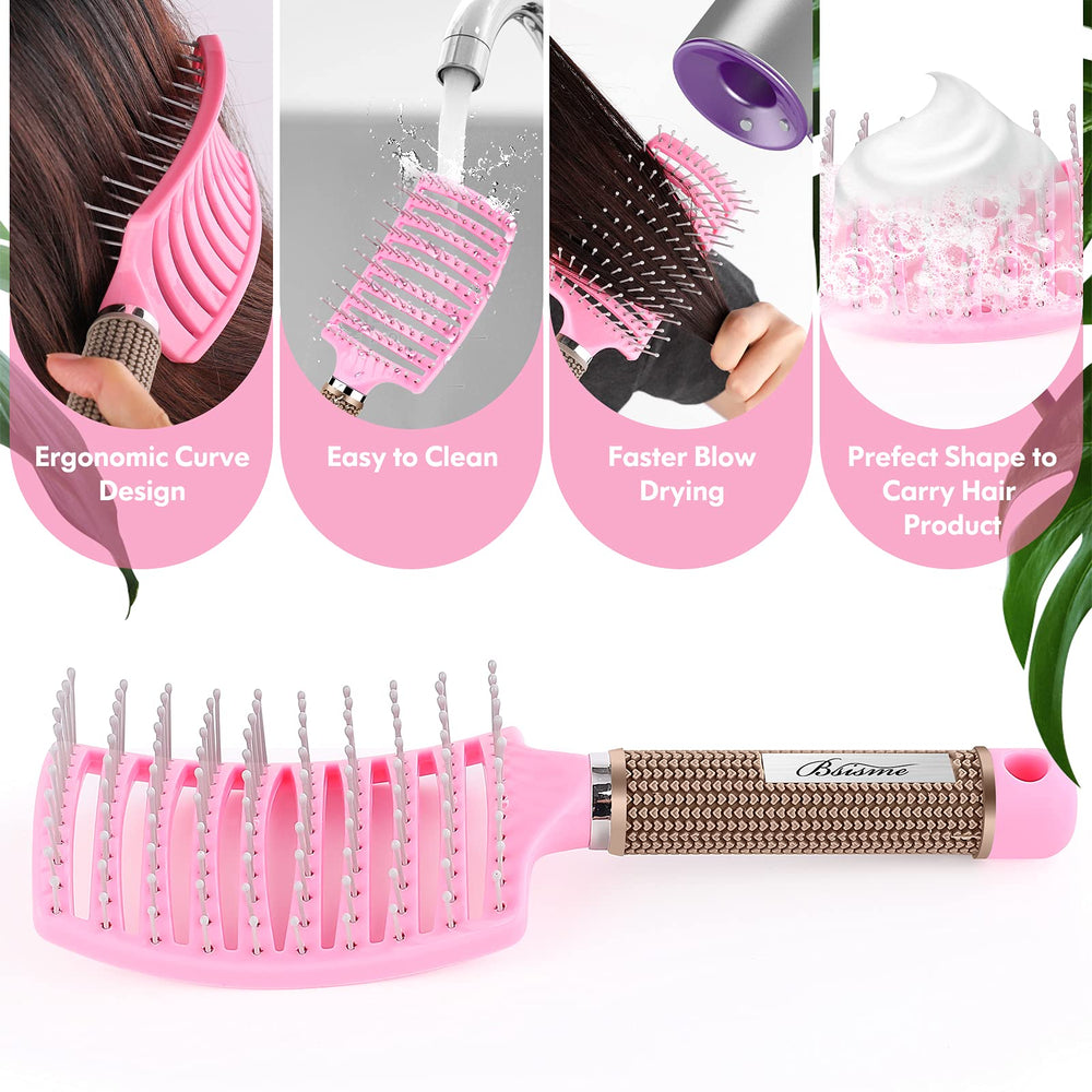 Bsisme brosse ventilee sechage rapide; cheveux secs plus vite.