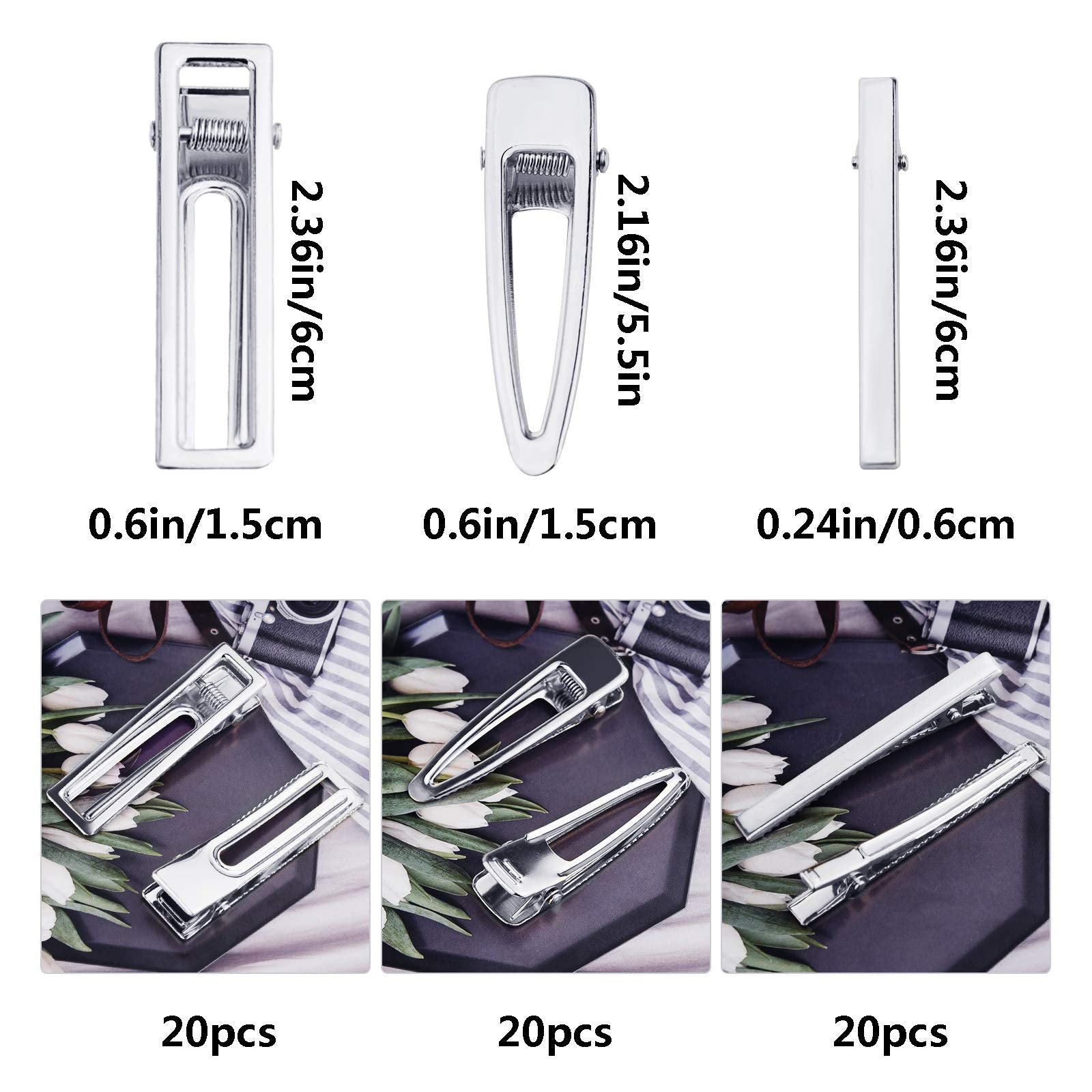 Pinces Bskifnn goutte-eau, finition brillante pour des créations lumineuses.
