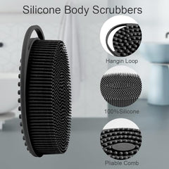 Brins doux en silicone Bsofing pour exfolier et créer mousse.