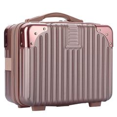 BSTKEY coffret maquillage voyage rose-dore ouverture etendue, rangement facilité
