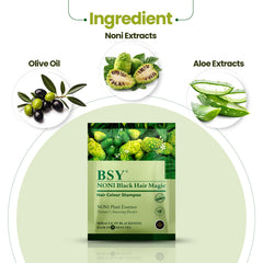 BSY Noni Black Hair Magic – couleur semi-permanente sans ammoniaque pour un entretien facile
