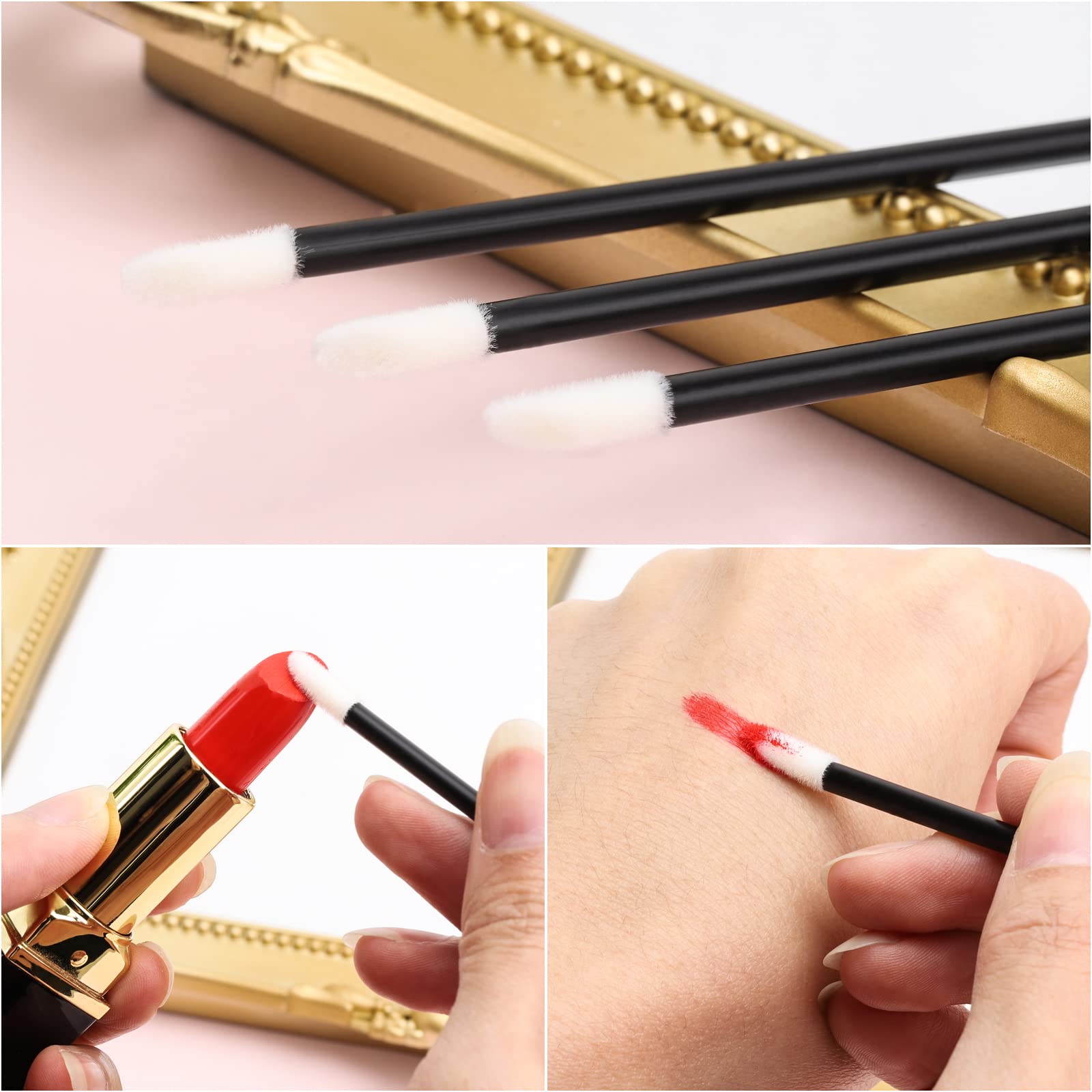 BTYMS applicateur lèvres nettoyage détail cils, nettoyage précis des résidus maquillage.