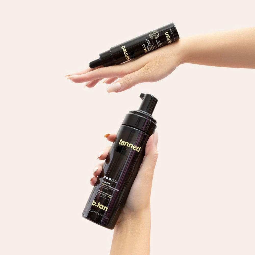 B.TAN Dark kit, emballage pratique idéal pour usage domestique.