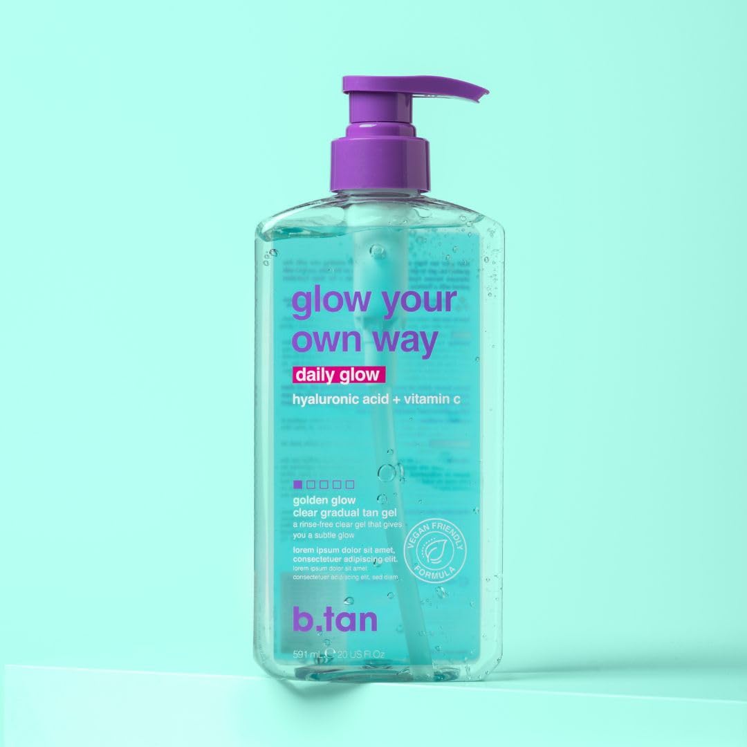 produte fabriqué aux États-Unis: b.tan gel auto-bronzant clair.