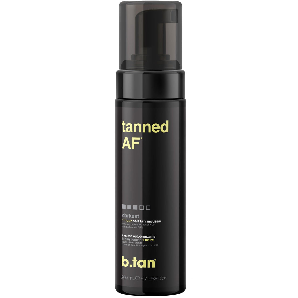 b.tan mousse auto-bronzante foncee - application mains pour un bronzage uniforme