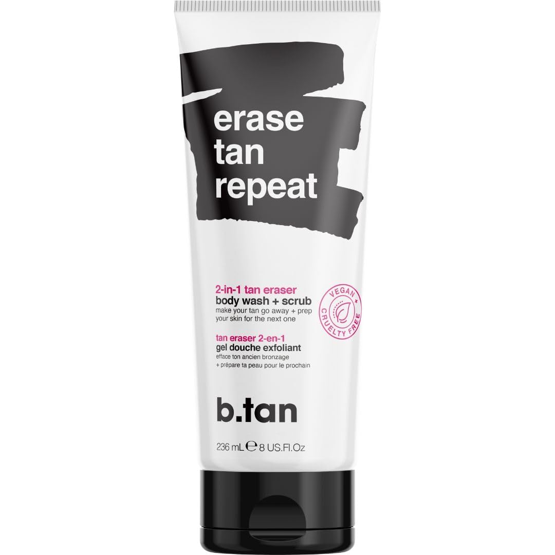 B.TAN Remover – bouteille visible, idéale pour atténuer les traces du bronzage.