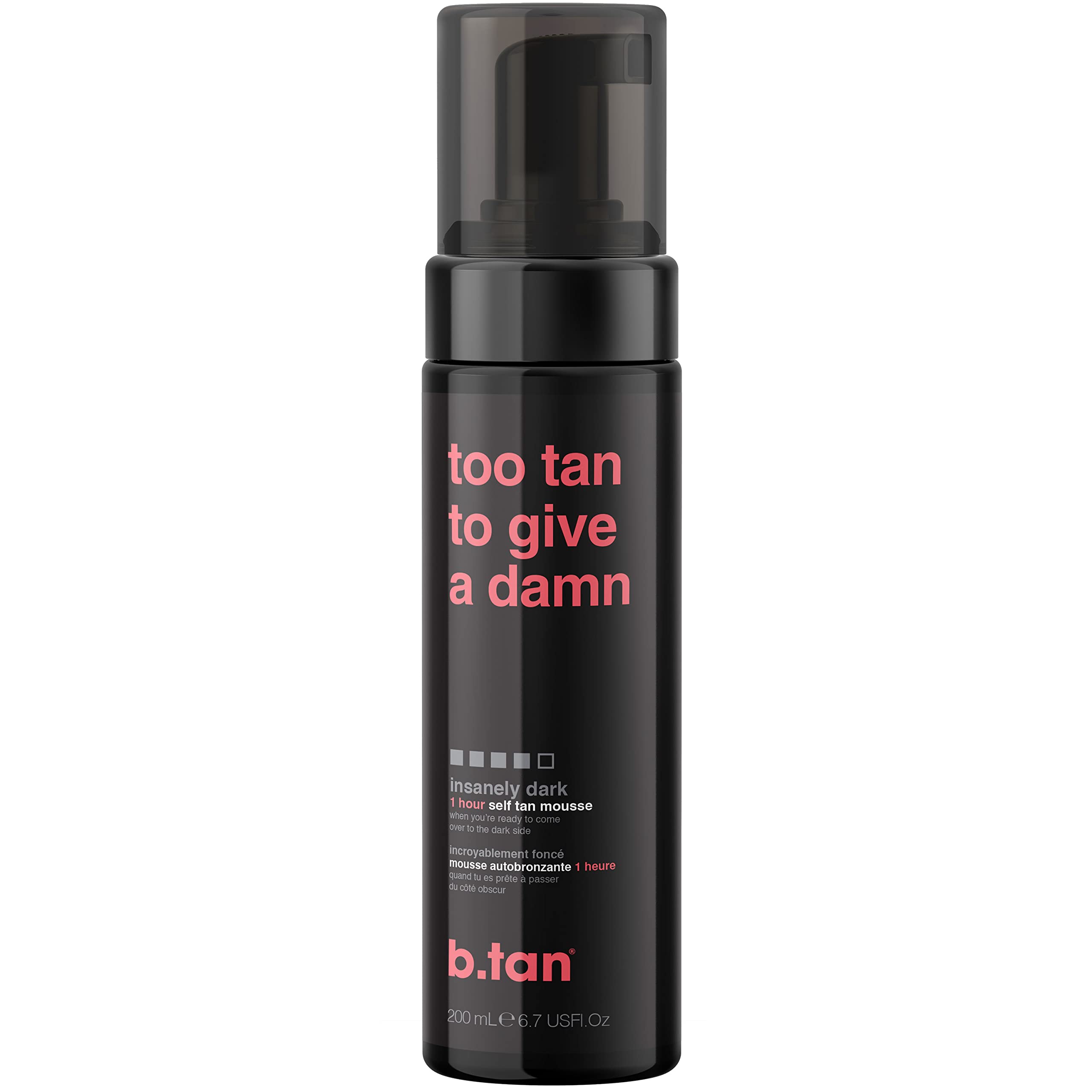 B.TAN Ultra Dark Mousse pour visage et corps, bronzage intense et durable