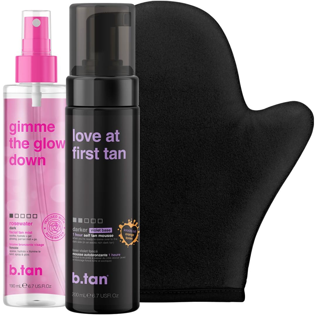 B.TAN Violet Mousse bronzante: couleur naturelle sans tons orange.