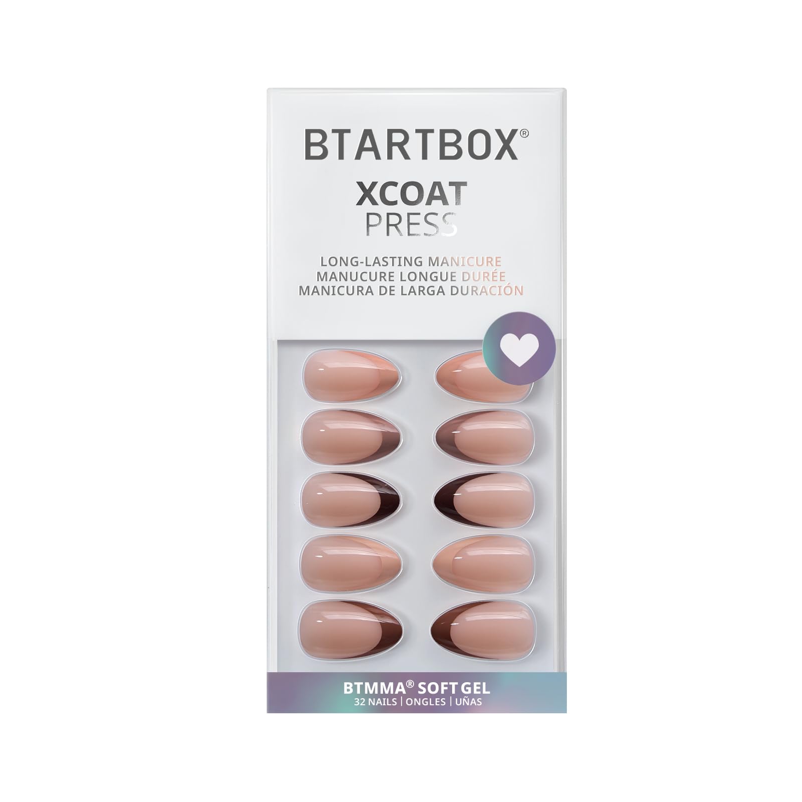 BTArtbox adhésifs pour ongles, ajustement rapide et propre