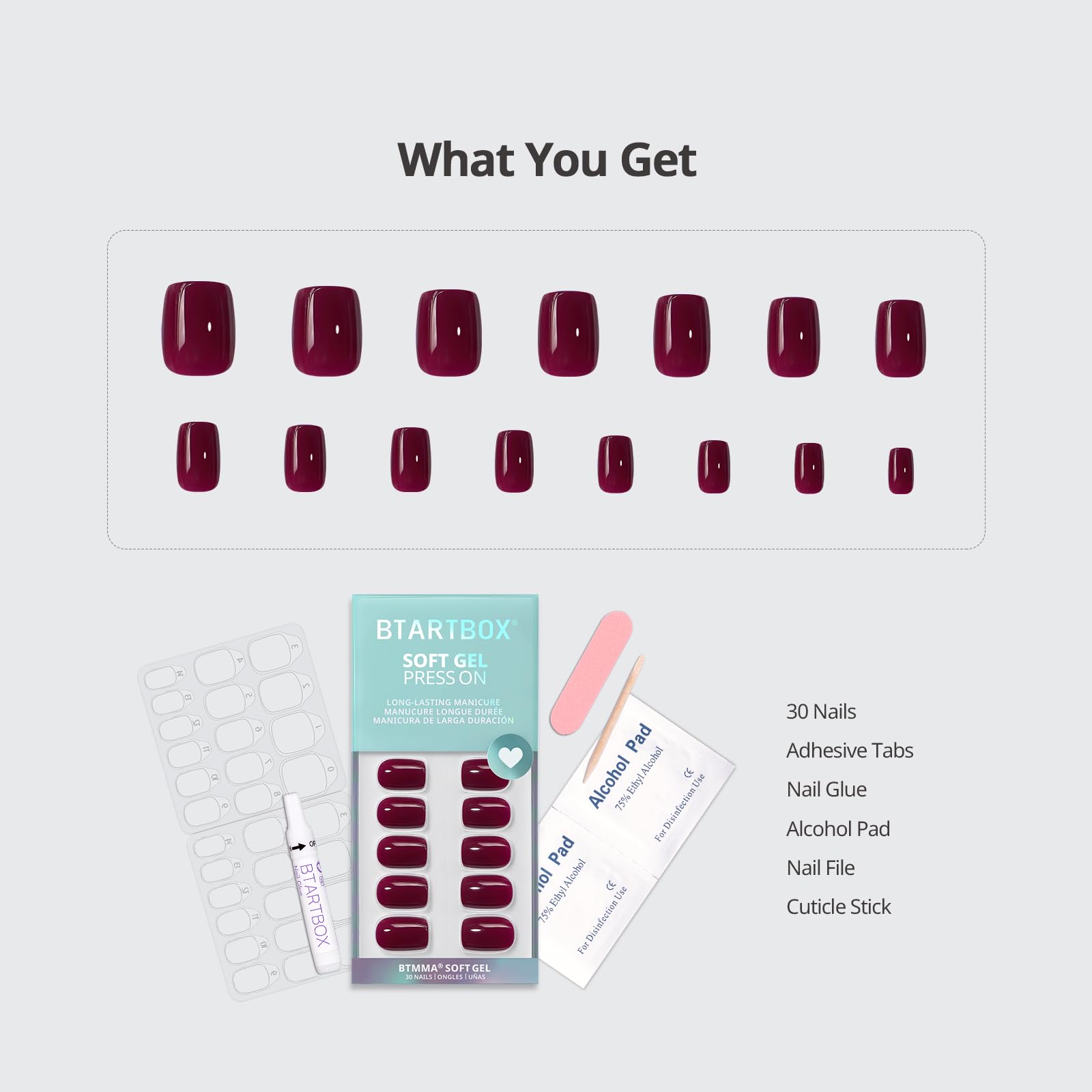 BTArtbox alcohol pads pack, clean surface for better adhesion