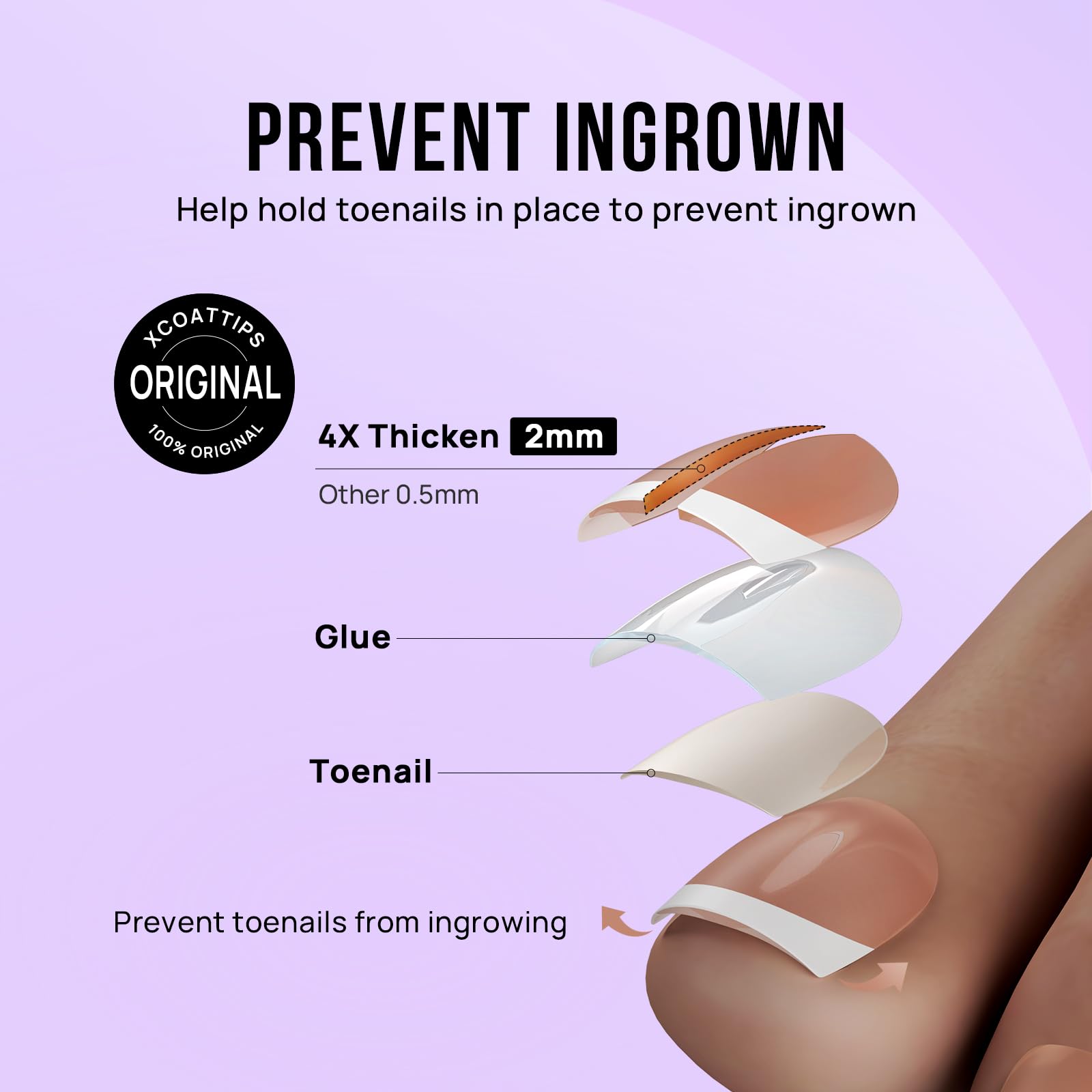BTArtbox cuticle stick assists precise placement and prep.