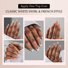 BTArtbox design superposé adapté aux ongles plats et incurvés