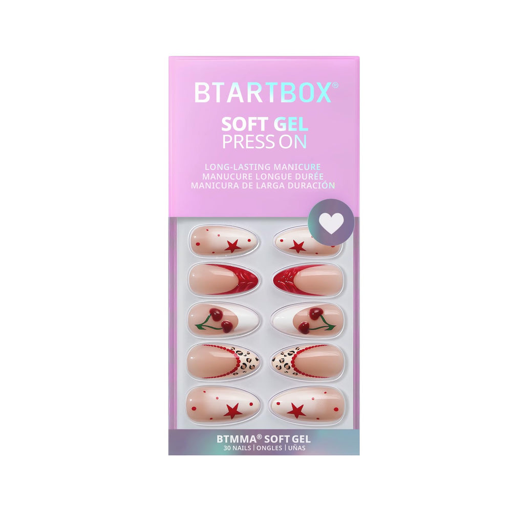 BTArtbox détails 3D cerise sur ongles: effet luxueux et original