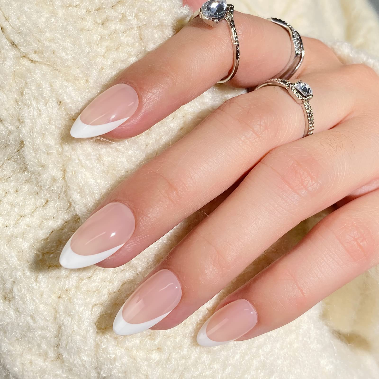 Kit BTArtbox Ongles Short Français prêt à poser.
