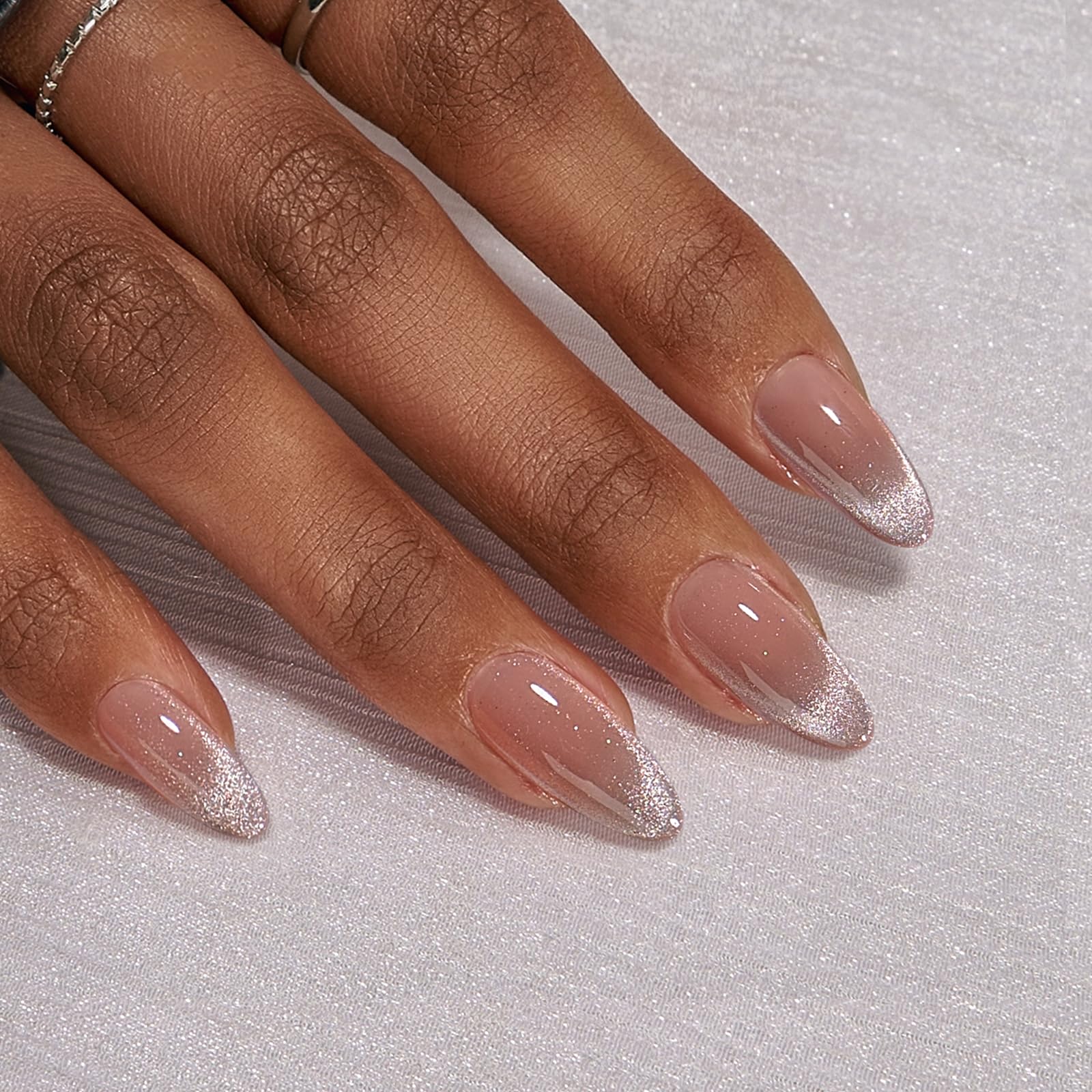 BTArtbox nails with glue and tools set for quick DIY nail art.