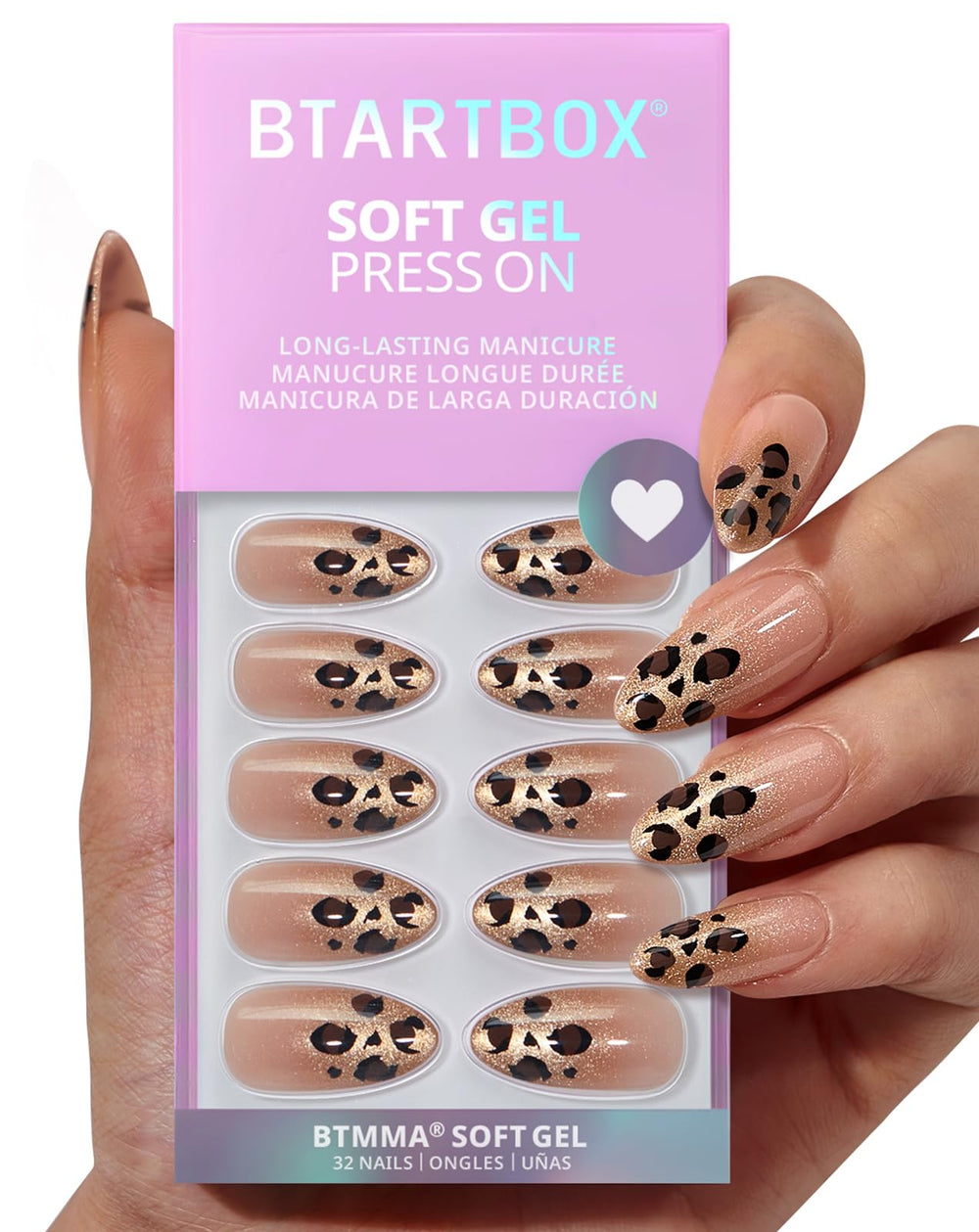 BTArtbox onglets adhesifs Almond Gilder Roar en gros plan; rendu naturel et flexible