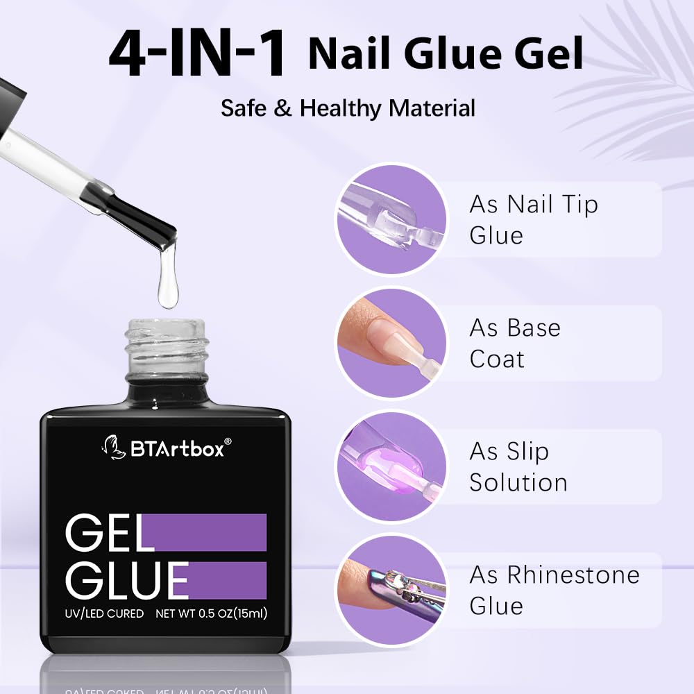 BTArtbox ongles ballerine UV, look élégant et manicure maison.