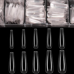BTArtbox coffins transparents dans étui, rangement pratique pour faux ongles.